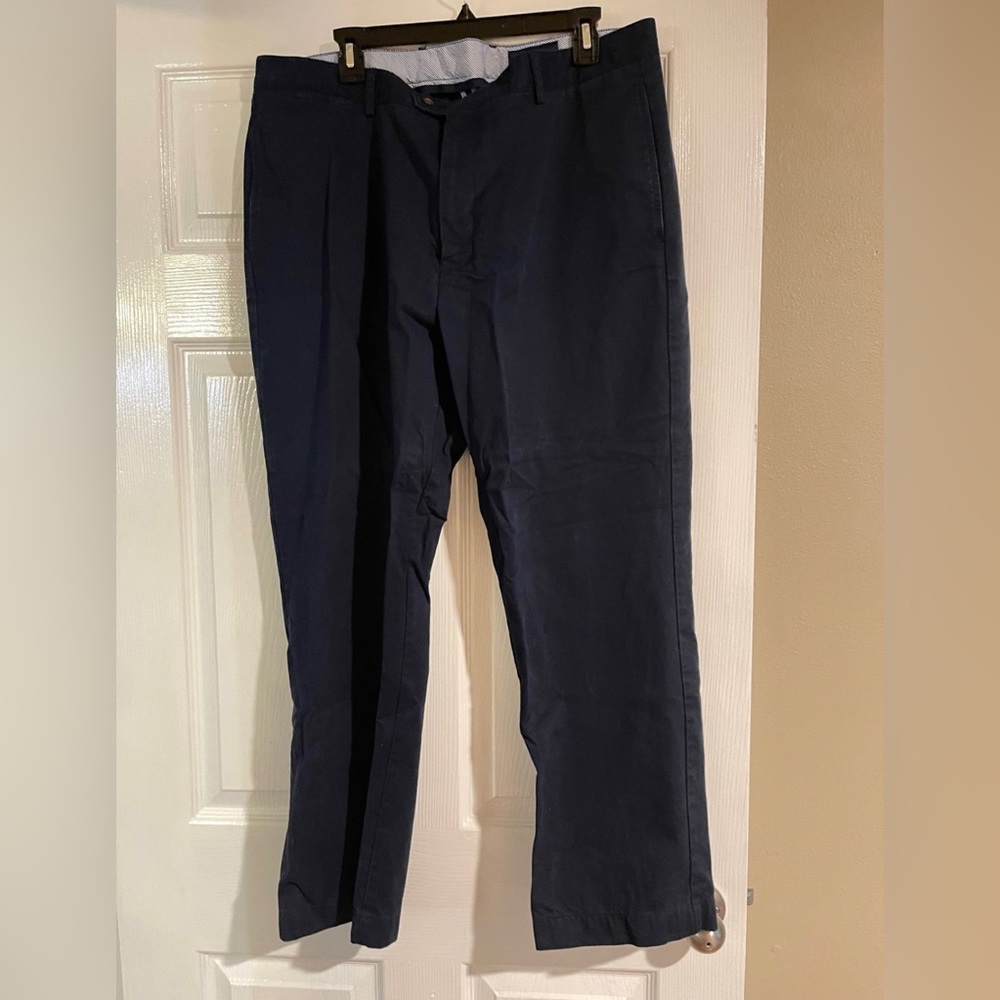 Men’s CREMIEUX Norfolk Chino Pants Navy 38x30